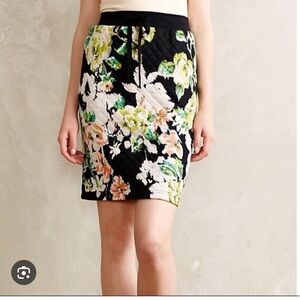 NWT Anthropologie quilted skirt with pockets